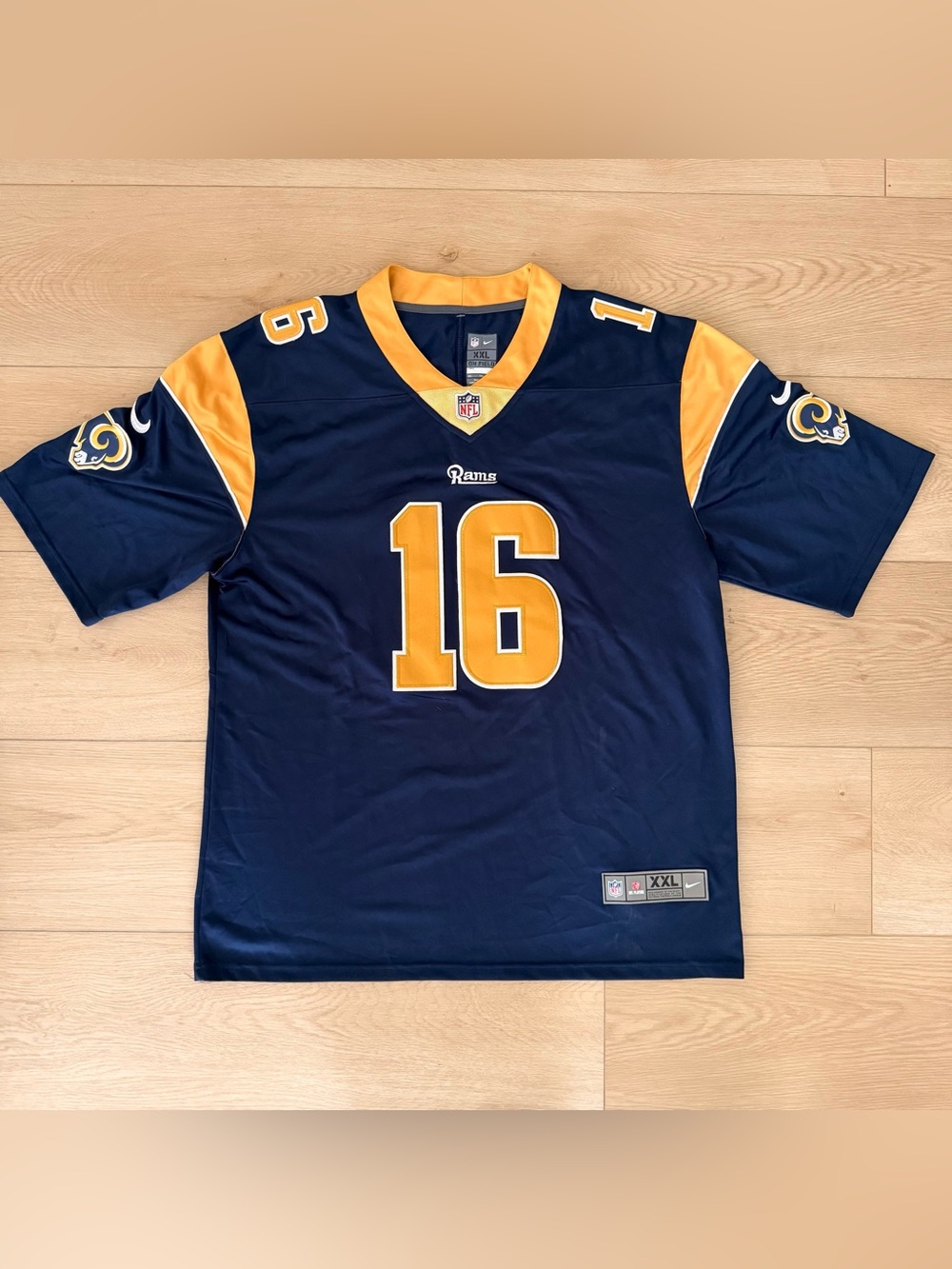 Retro St. Louis Rams #16 Jared Goff Jersey